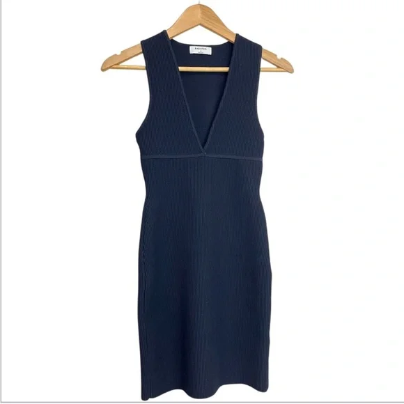 Babaton Tan Backless Ribbed Dress - Picture 6 of 6